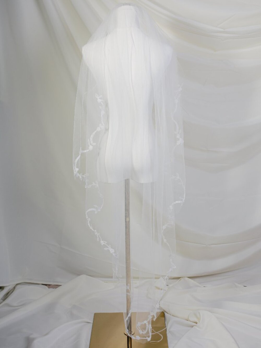 Bead Embroidered Veil